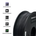 Profesjonalny filament do druku 3D | ABS PRO | 1.75mm | 1kg | Czarny Qoltec