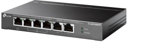 Przełącznik SG1006PP 6GE (3PoE+ 1PoE++) TP-LINK Przełącznik SG1006PP 6GE (3PoE+ 1PoE++) TP-LINK