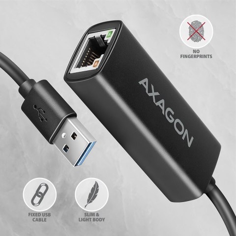 ADE-AR Karta sieciowa Gigabit Ethernet adapter, USB-A 3.2 Gen 1, instalacja automatyczna AXAGON ADE-AR Karta sieciowa Gigabit Ethernet adapter, USB-A 3.2 Gen 1, instalacja automatyczna AXAGON