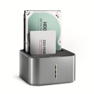 ADSA-DC Stacja dokująca USB 3.2 Gen 1 - 2x SATA 6G 2.5"/3.5" SSD/HDD AXAGON