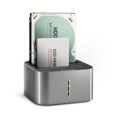 ADSA-DC Stacja dokująca USB 3.2 Gen 1 - 2x SATA 6G 2.5"/3.5" SSD/HDD AXAGON ADSA-DC Stacja dokująca USB 3.2 Gen 1 - 2x SATA 6G 2.5"/3.5" SSD/HDD AXAGON