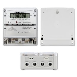 Jednofazowy elektroniczny licznik | miernik zużycia energii | 230V | LCD Qoltec