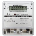 Jednofazowy elektroniczny licznik | miernik zużycia energii | 230V | LCD Qoltec