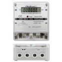 Jednofazowy elektroniczny licznik | miernik zużycia energii | 230V | LCD Qoltec