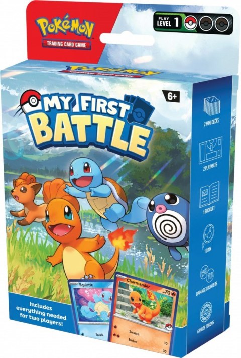 Karty My First Battle Charmander/Squirtle Pokemon TCG Karty My First Battle Charmander/Squirtle Pokemon TCG