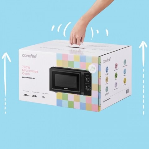 Kuchnia mikrofalowa CMO-MP012OC-BK COMFEE Midea Kuchnia mikrofalowa CMO-MP012OC-BK COMFEE Midea