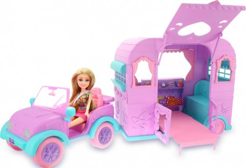 Lalka 10.5 cala Jeep z przyczepą kempingową ZURU Sparkle Girlz Lalka 10.5 cala Jeep z przyczepą kempingową ZURU Sparkle Girlz