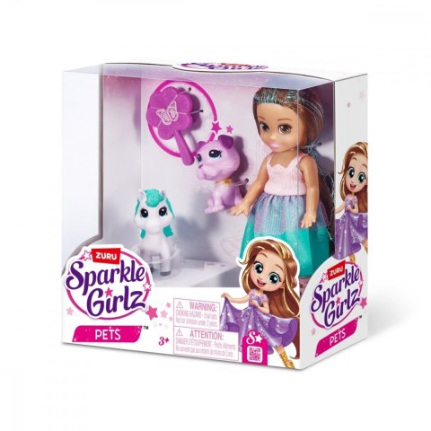 Lalka Księżniczka 4,7 cala ze zwierzątkami ZURU Sparkle Girlz Lalka Księżniczka 4,7 cala ze zwierzątkami ZURU Sparkle Girlz