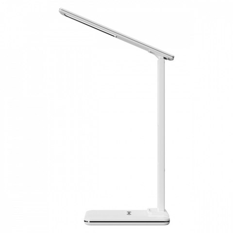 Lampa biurkowa LED z ładowarką indukcyjną LEDITOU MT222 (Biała) Media-Tech