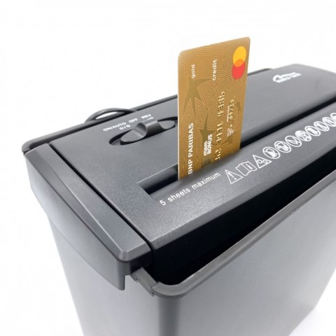 Niszczarka dokumentów, folii i kart kredytowych SHREDDER V3.0 MT215 Media-Tech