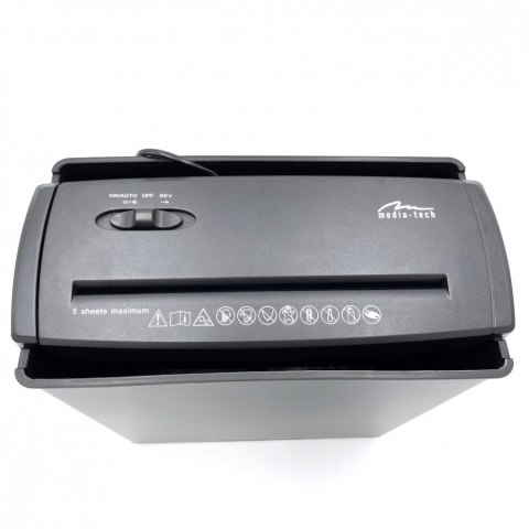 Niszczarka dokumentów, folii i kart kredytowych SHREDDER V3.0 MT215 Media-Tech