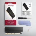 PCEM2-XS Adapter wewnętrzny PCIe x16, M.2 NVMe, chłodnica AXAGON