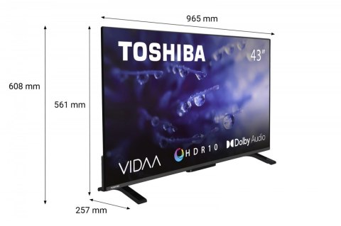 Telewizor LED 43 cale 43LV2E63DG Toshiba