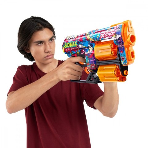 Wyrzutnia Skins Dread Sonic 12 strzałek Robotnik ZURU X-Shot Wyrzutnia Skins Dread Sonic 12 strzałek Robotnik ZURU X-Shot