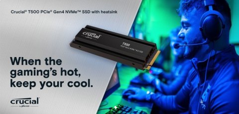 Dysk SSD T500 2TB M.2 NVMe 2280 PCIe 4.0 7400/7000 Crucial Dysk SSD T500 2TB M.2 NVMe 2280 PCIe 4.0 7400/7000 Crucial