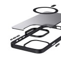 Etui Hybrid Frost MAG Cover iPhone 15 MagSafe Czarne CRONG
