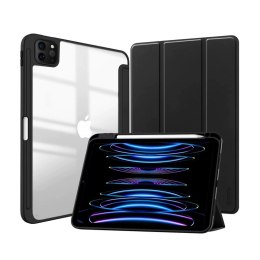 Etui PrimeFolio do iPad Air 11 M3 (2025) iPad Air 11 M2 (2024) iPad Air 10.9 (5-4 gen.) iPad Pro 11 (2022-2021) czarne/przezrocz CRONG