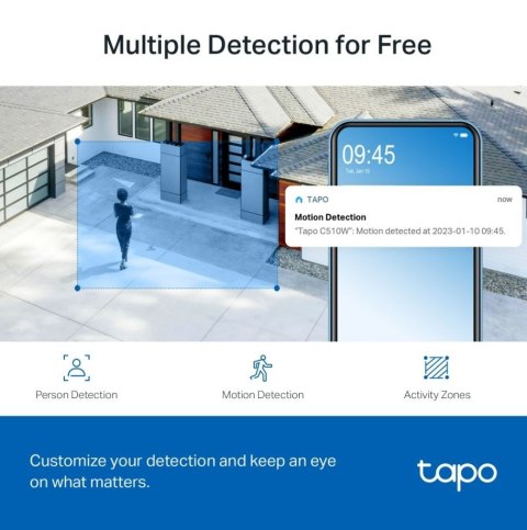 Kamera Tapo C510W Zewnętrzna Obrót/Nachylenie TP-LINK