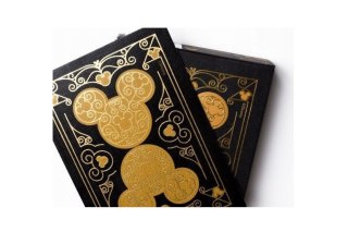 Karty Black & Gold Mickey Bicycle