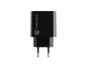 Ładowarka sieciowa Ribera 1x USB-A + 1x USB-C 20W Czarna Natec