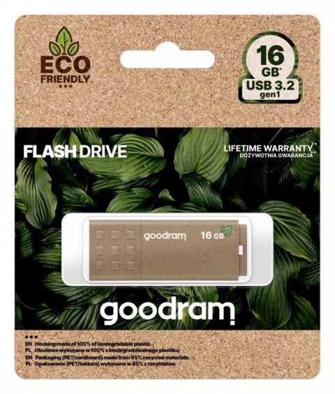 Pendrive UME3 16GB USB 3.0 Eco Friendly GOODRAM Pendrive UME3 16GB USB 3.0 Eco Friendly GOODRAM