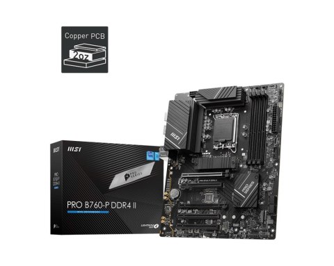 Płyta główna PRO B760-P DDR4 II s1700 4DDR4 DP/HDMI ATX MSI