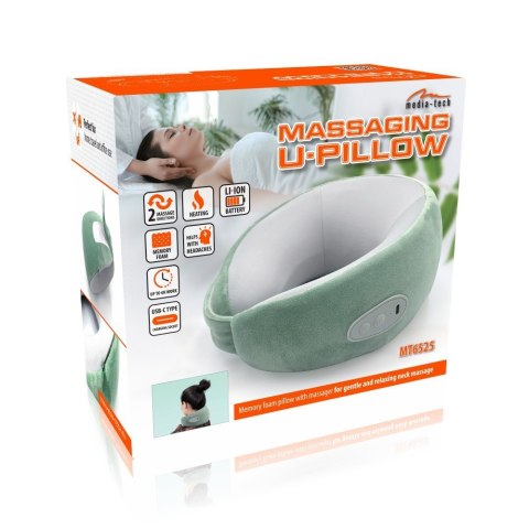 Poduszka masująca MASSAGING U-PILLOW MT6525 Media-Tech