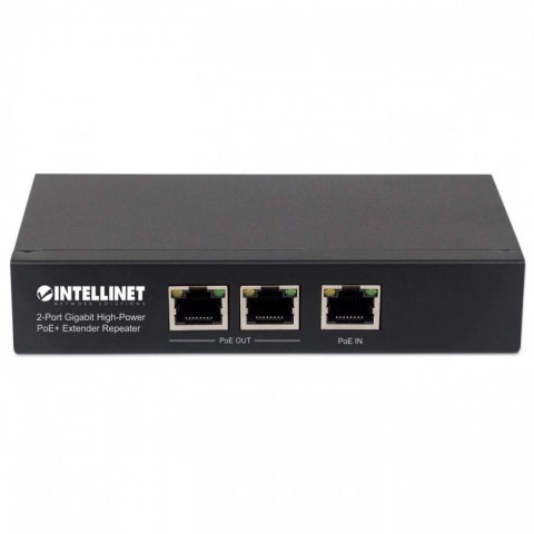 Regenerator Extender PoE+ 2-portowy Gigabit 802.3at/af Intellinet