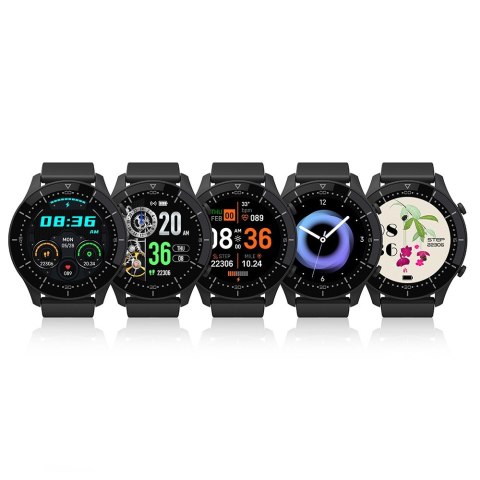 Smartband Genua z funkcję dzwonienia Bluetooth MT870 pomiar ciśnienia krwi, pulsu, natlenienia i innych parametrów Media-Tech