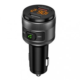 Transmiter samochodowy FM MP3 z funkcją BT, USB LCD FM-57 QC3.0 ART