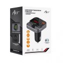Transmiter samochodowy FM MP3 z funkcją BT,USB LCD FM-84B QC3.0 ART