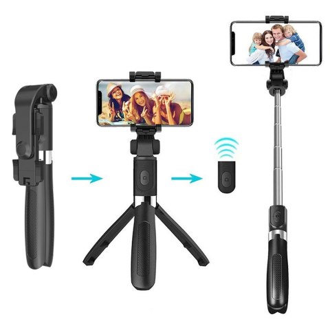 Uchwyt do selfie i statyw biurkowy 2in1 MT5542 pilot Bluetooth Media-Tech