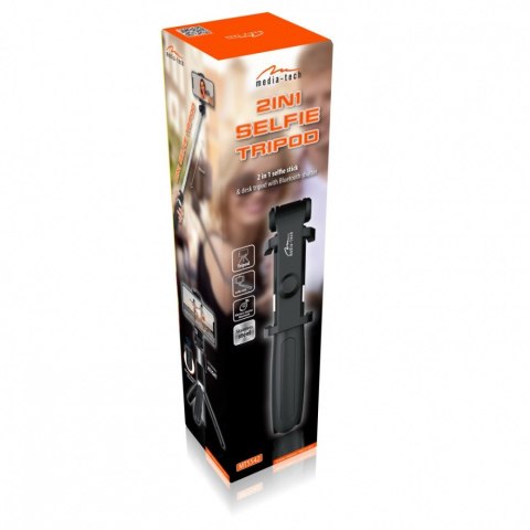 Uchwyt do selfie i statyw biurkowy 2in1 MT5542 pilot Bluetooth Media-Tech