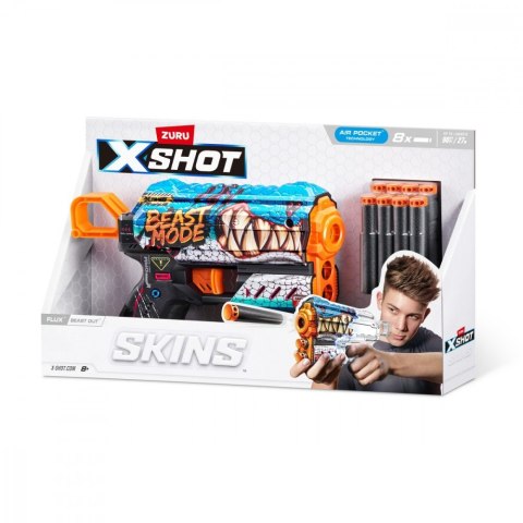 Wyrzutnia SKINS FLUX (8 Strzałek) Beast Out ZURU X-Shot Wyrzutnia SKINS FLUX (8 Strzałek) Beast Out ZURU X-Shot