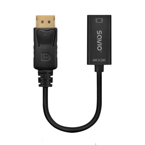 Adapter DisplayPort (M) v1.2 - HDMI (F) v1.4, 4K, AK-62 Savio