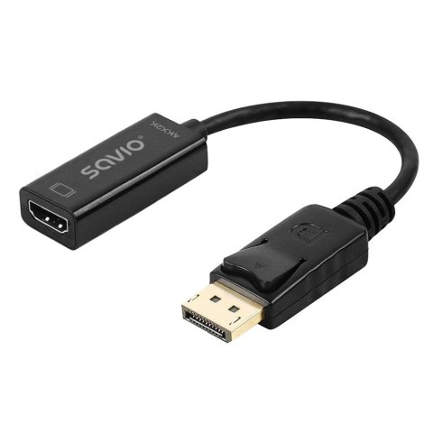 Adapter DisplayPort (M) v1.2 - HDMI (F) v1.4, 4K, AK-62 Savio