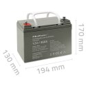 Akumulator AGM | 12V | 36Ah | max. 540A Qoltec
