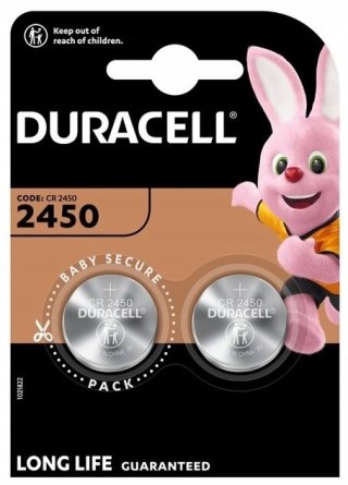 Baterie 3V CR2450 2 sztuki Duracell