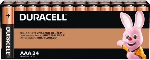 Baterie Basic AAA/LR3 Blister 24 sztuki Duracell