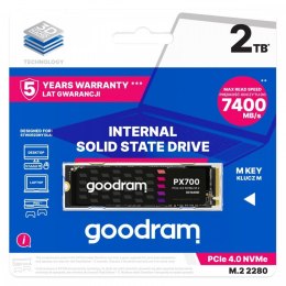 Dysk SSD PX700 2TB M.2 PCIe 2280 4x4 7400/6500MB/s GOODRAM