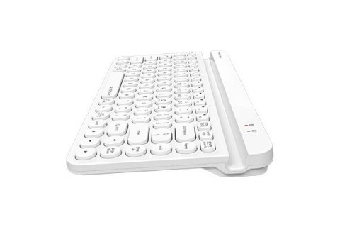 Klawiatura FStyler FBK30 biały 2.4GHz + BT (silent) A4 Tech