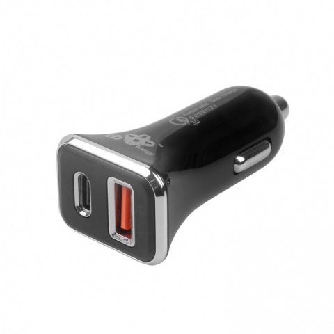 Ładowarka samochodowa uniwersalna USB A+C QC TB
