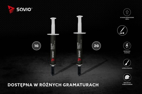 Pasta termoprzewodząca 14,5W/m-K 1g TG-04 Savio