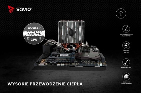 Pasta termoprzewodząca 14,5W/m-K 2g TG-04 Savio