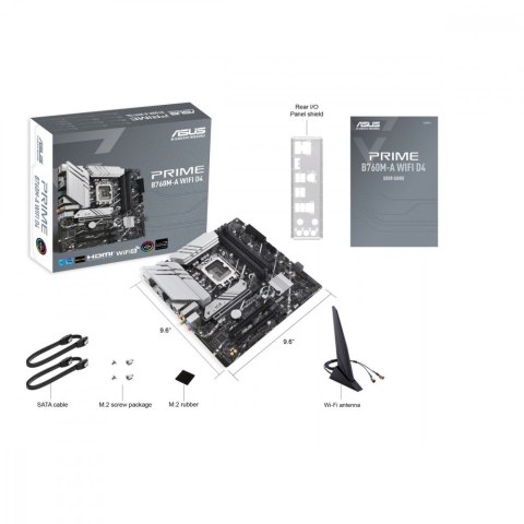 Płyta główna Prime B760M-A WIFI D4 s1700 4DDR4 HDMI mATX Asus Płyta główna Prime B760M-A WIFI D4 s1700 4DDR4 HDMI mATX Asus