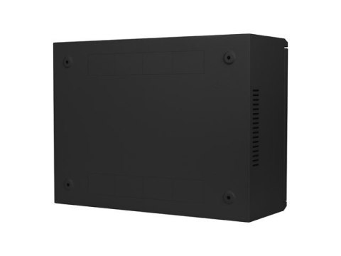 Szafa instalacyjna rack wisząca 19 cali 4u+3u 540x200 niskoprofilowa (złożona) czarna Lanberg