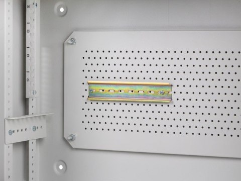 Szafa instalacyjna rack wisząca 19 cali 4u+3u 540x200 niskoprofilowa (złożona) szara Lanberg