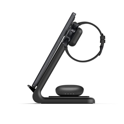 Ładowarka bezprzewodowa 3w1 do iPhone, Samsung & Android, Galaxy Watch i słuchawek TWS CRONG Ładowarka bezprzewodowa 3w1 do iPhone, Samsung & Android, Galaxy Watch i słuchawek TWS CRONG