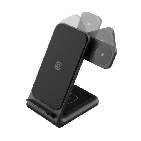 Ładowarka bezprzewodowa 3w1 do iPhone, Samsung & Android, Galaxy Watch i słuchawek TWS CRONG Ładowarka bezprzewodowa 3w1 do iPhone, Samsung & Android, Galaxy Watch i słuchawek TWS CRONG