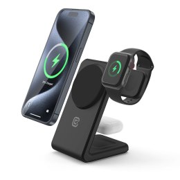 Ładowarka bezprzewodowa MagSpot Stand 3w1 z MagSafe do iPhone, Apple Watch i AirPods CRONG